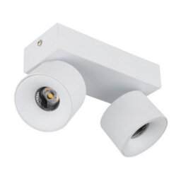 Luminosa Lighting Luminosa Rae Twin Ceiling Spotlight White Matt 2X Led 3000K - thumbnail 2