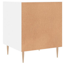 Berkfield Bedside Cabinet White 40X40X50 Cm Engineered Wood - thumbnail 8