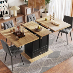 Matteo Extendable Dining Table - 110-140Cm Wooden Kitchen Table - thumbnail 5