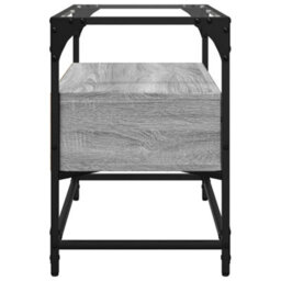 Berkfield Tv Cabinet With Glass Top Grey Sonoma 60X35X51 Cm Engineered Wood - thumbnail 5