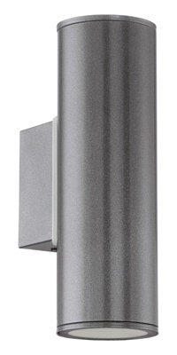 Stylish Ip44 Outdoor Wall Light In Anthracite Finish With Gu10 Bulbs - image 1