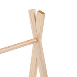 Beliani Kids Coat Stand Cree Light Brown - thumbnail 6