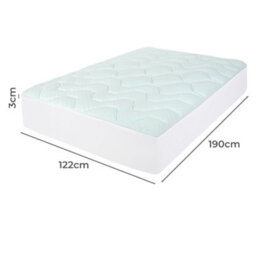 Lavio Mattress Topper Pillowtop Protector Memory Foam Bed Cover Small Double - thumbnail 4