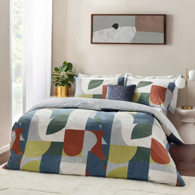 HÖEM Hoem Siresa Geometric Duvet Cover Set - image 1