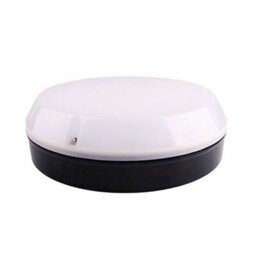Fern Howard Drake Flush Fitted Led Ip65 Emergency Black Bulkhead 1300Lm Natural White Light With Microwave Sensor - thumbnail 3