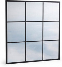 Biznest Pack Of 4 Square Wall Hanging Self-Adhesive Hd Mirror Frameless Design Tiles Mat Diy Art Project Glass Stickers Home 30Cm - thumbnail 3