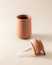 Cosmic Soap Dispenser, 350Ml, Easy Refill, Durable. Non-Drip Nozzle For Kitchen And Bathroom, Mandarin, Saona Collection - thumbnail 4