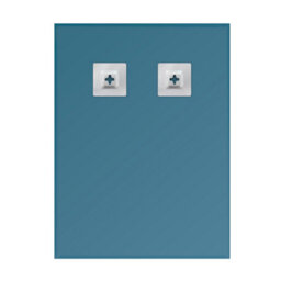Showerdrape Marylebone Rectangular Wall Mounted Frameless Diamond Cut Bevelled Edge Bathroom Mirror 60 X 45Cm - thumbnail 3