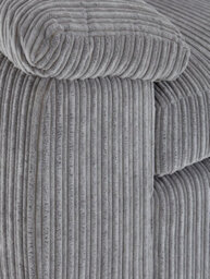 SquareBoxx Collingdale Grey Jumbo Cord Upholstered 3 + 2 Sofa Set - thumbnail 5