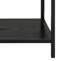 Wyld Haus El Paso Black Metal Frame Bookcase, 4-Shelf Step Design - thumbnail 5