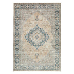 Xample Concept Looms Liberty Gold Washable Rug 160X230 Cm - Soft Velvet Feel, Low Pile 4mm, Durable Polyester, Machine Woven - thumbnail 4