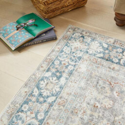 Xample Concept Looms Liberty Gold Washable Rug 160X230 Cm - Soft Velvet Feel, Low Pile 4mm, Durable Polyester, Machine Woven - thumbnail 6
