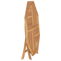 Vidaxl Folding Garden Table 110X110X75 Cm Solid Wood Teak - thumbnail 5