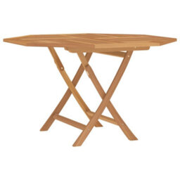 Vidaxl Folding Garden Table 110X110X75 Cm Solid Wood Teak - thumbnail 2