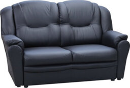 Texas 3+2 Sofa Set Black Faux Leather - thumbnail 4