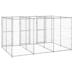 Walplus Outdoor Dog Kennel Galvanised Steel 7.26 M² - thumbnail 4