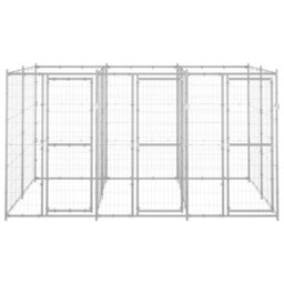 Walplus Outdoor Dog Kennel Galvanised Steel 7.26 M² - thumbnail 2