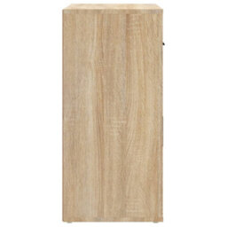 Vidaxl Sideboard Sonoma Oak 80X33X70 Cm Engineered Wood - thumbnail 5