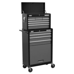 Sealey Ap2513B American Pro Topchest & Rollcab Combination 13 Drawer - Black/grey - thumbnail 5