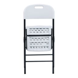 Astano White Plastic Foldable Chair - thumbnail 6