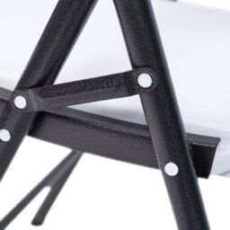 Astano White Plastic Foldable Chair - thumbnail 7