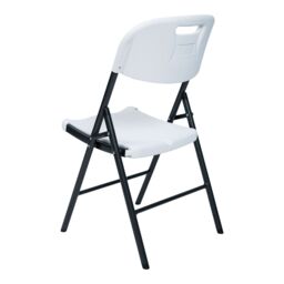 Astano White Plastic Foldable Chair - thumbnail 4