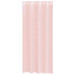 Berkfield Voile Curtains With Grommets 2 Pcs Light Pink 140X225 Cm - thumbnail 4