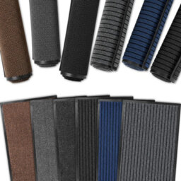 American Vintage Living Room Carpet Washable Pvc Floor Mat Non-Slip Kitchen Rug Blue 40X60Cm - thumbnail 4