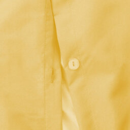 TheWhiteWater Limited Pintuck Duvet Cover Set + Matching Pillowcases With Bedsheet - 3In1 Hotel Style Bedding Set - Ochre Yellow - thumbnail 7
