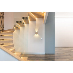 Luminosa Lighting Luminosa Alina Up & Down Wall Lamp Wood Look Dark Led 3000K - thumbnail 8