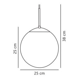 Nordlux Cafe Glass Pendant Light Hand Blown Glass White,mains - thumbnail 9