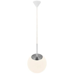 Nordlux Cafe Glass Pendant Light Hand Blown Glass White,mains - thumbnail 4