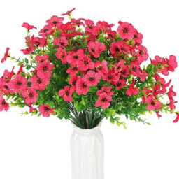 2 Pack 2 - Piece Bundle Of Artificial Flowers, Uv - Resistant Outdoor Plastic Greenery Plants For Indoor And Outdoor Use - thumbnail 5