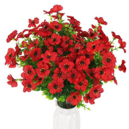 2 Pack 2 - Piece Bundle Of Artificial Flowers, Uv - Resistant Outdoor Plastic Greenery Plants For Indoor And Outdoor Use - thumbnail 4
