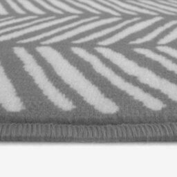Melrose Colorama Herringbone Silver Grey Small Indoor Area Rug 080/150Cm - thumbnail 3