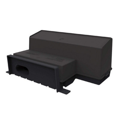 Swift Nesting Brick Box, Black Breeding Bird House For Brick Or Rendered Walls