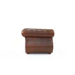 Chesterfield 3 Seater Antique Tan Real Leather Sofa Bespoke In Kimberley Style - thumbnail 6