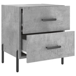 Berkfield Bedside Cabinet Concrete Grey 40X35X47.5 Cm Engineered Wood - thumbnail 5