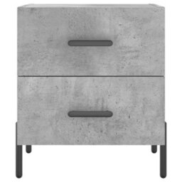 Berkfield Bedside Cabinet Concrete Grey 40X35X47.5 Cm Engineered Wood - thumbnail 6