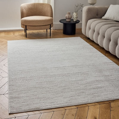 The Rugs Carmel Cream/beige Striped Area Rug And Runner Non Shedding, Stain Resistant, Soft - image 1