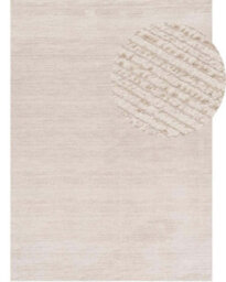 The Rugs Carmel Cream/beige Striped Area Rug And Runner Non Shedding, Stain Resistant, Soft - thumbnail 2