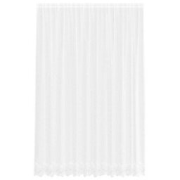 Berkfield Modern Curtains With Curtains Floral White 300 X 280 Cm Polyester