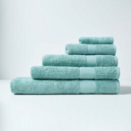 Homescapes Turkish Cotton Guest Towel, Mint Green - thumbnail 2