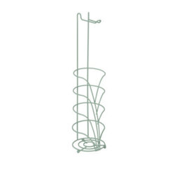 Showerdrape Vertu Sage Green Toilet Roll Holder & Spare Combo - thumbnail 3