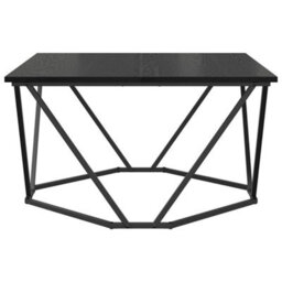 Berkfield Coffee Table Black Oak 80X80X45 Cm Engineered Wood - thumbnail 5