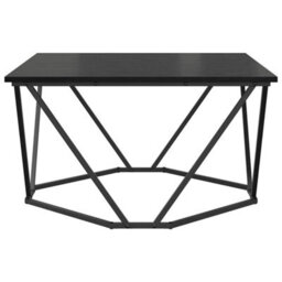 Berkfield Coffee Table Black Oak 80X80X45 Cm Engineered Wood - thumbnail 6