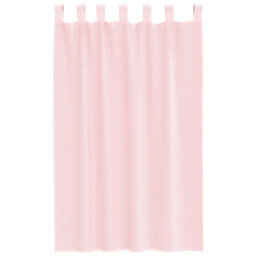 Berkfield Durable Voile Curtains With Loops 2 Pcs Light Pink 140X175 Cm - thumbnail 4