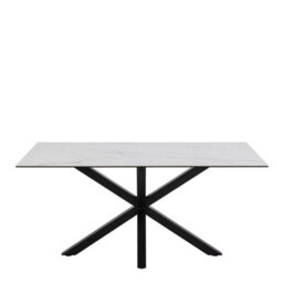 Furniture To Go Heaven Dining Table In Ceramic White (L) 160Cm Seats Up To 6 - thumbnail 2