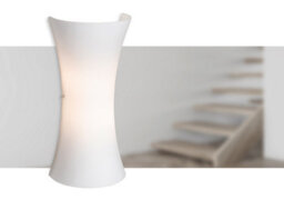 Luminosa Lighting Luminosa Forum Up Down Glass Wall Light Opal White Glass - thumbnail 2