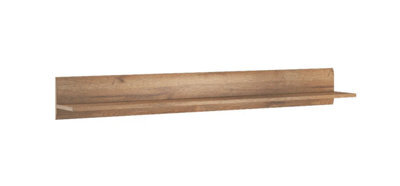 Arte Tulsa Contemporary Oak Grandson Wall Shelf - W1800mm X H220mm X D230mm - image 1